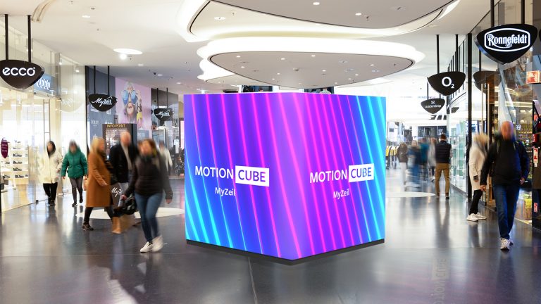 Motion Cube: Innovative, digital and directly at the point of sale