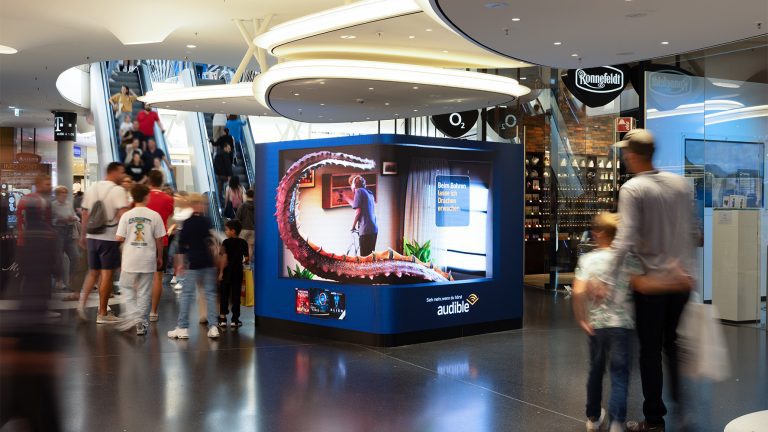 blowUP media Germany brings Motion Cubes to the point of sale for sensational digital branding experiences